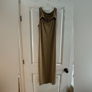 NWT 41 Hawthorn Tan Maxi Dress